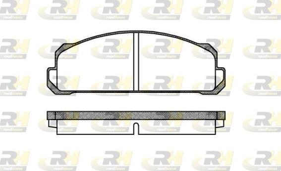 Roadhouse 2022.40 - Brake Pad Set, disc brake autospares.lv