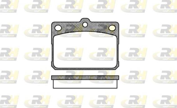 Roadhouse 2079.20 - Brake Pad Set, disc brake autospares.lv