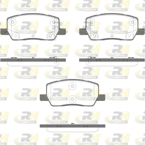 Roadhouse 21969.02 - Brake Pad Set, disc brake autospares.lv