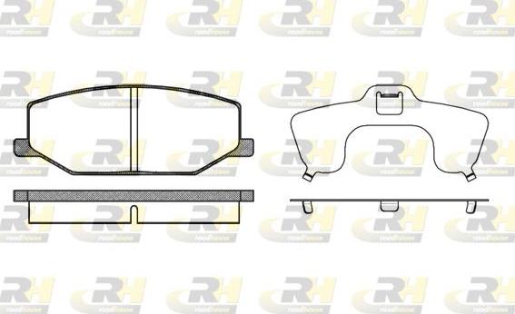 Roadhouse 2190.10 - Brake Pad Set, disc brake autospares.lv