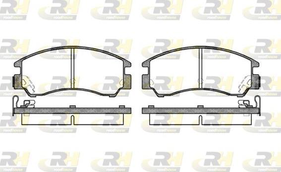 Roadhouse 2191.04 - Brake Pad Set, disc brake autospares.lv