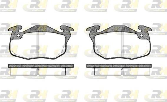 Roadhouse 2192.10 - Brake Pad Set, disc brake autospares.lv