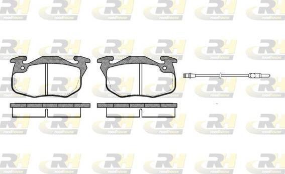 Roadhouse 2192.22 - Brake Pad Set, disc brake autospares.lv