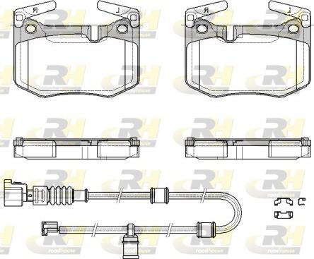 Roadhouse 21979.02 - Brake Pad Set, disc brake autospares.lv