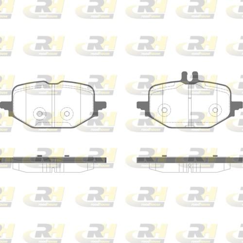 Roadhouse 21972.00 - Brake Pad Set, disc brake autospares.lv