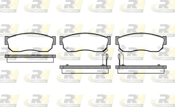 Roadhouse 2149.02 - Brake Pad Set, disc brake autospares.lv