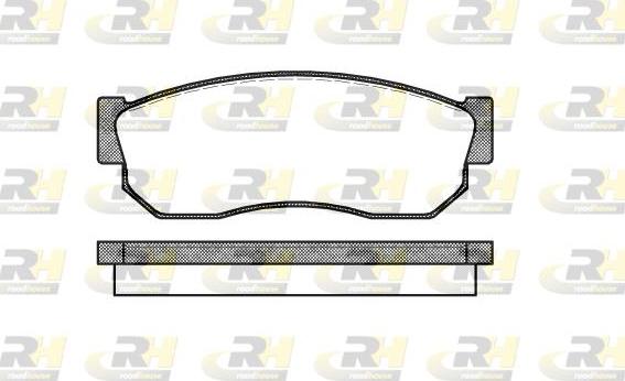 Roadhouse 2149.10 - Brake Pad Set, disc brake autospares.lv