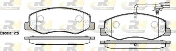 Roadhouse 21442.01 - Brake Pad Set, disc brake autospares.lv