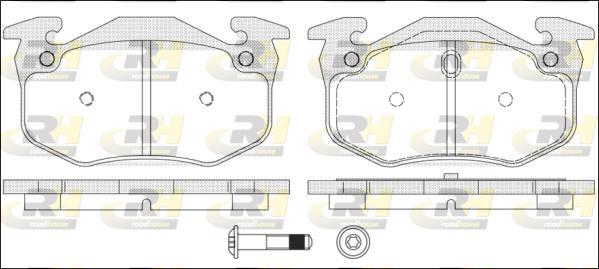 Roadhouse 2144.70 - Brake Pad Set, disc brake autospares.lv