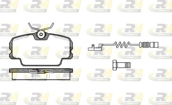 Roadhouse 2145.02 - Brake Pad Set, disc brake autospares.lv