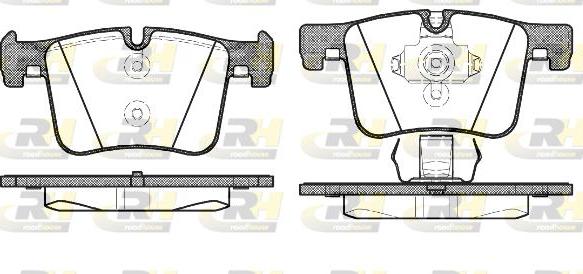 Roadhouse 21457.00 - Brake Pad Set, disc brake autospares.lv