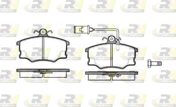 Roadhouse 2146.52 - Brake Pad Set, disc brake autospares.lv