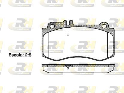 Roadhouse 21406.00 - Brake Pad Set, disc brake autospares.lv