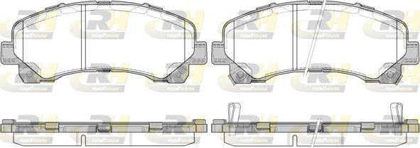 Roadhouse 21407.00 - Brake Pad Set, disc brake autospares.lv