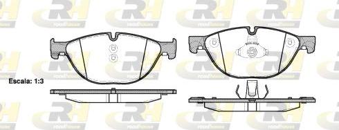 Roadhouse 21414.00 - Brake Pad Set, disc brake autospares.lv