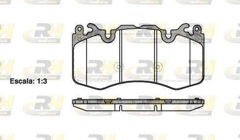 Roadhouse 21410.00 - Brake Pad Set, disc brake autospares.lv