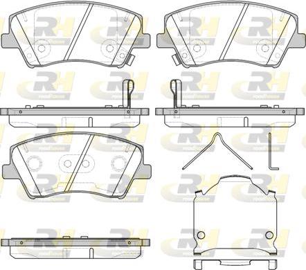 Roadhouse 21412.04 - Brake Pad Set, disc brake autospares.lv