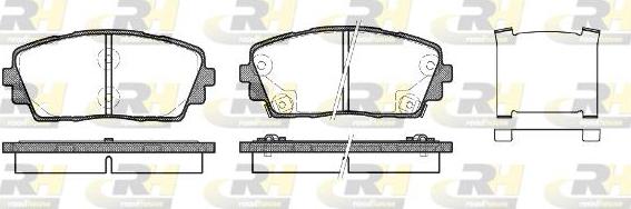 Roadhouse 21481.02 - Brake Pad Set, disc brake autospares.lv