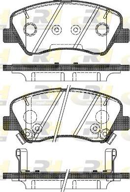 Roadhouse 21488.02 - Brake Pad Set, disc brake autospares.lv