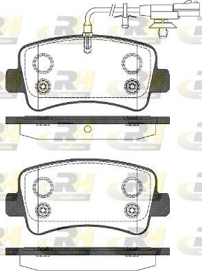 Roadhouse 21439.11 - Brake Pad Set, disc brake autospares.lv