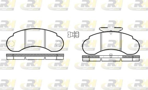 Roadhouse 2142.20 - Brake Pad Set, disc brake autospares.lv