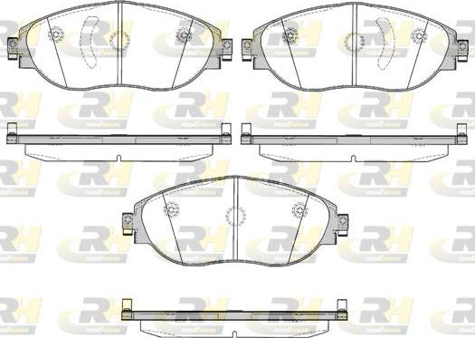 Roadhouse 21470.00 - Brake Pad Set, disc brake autospares.lv