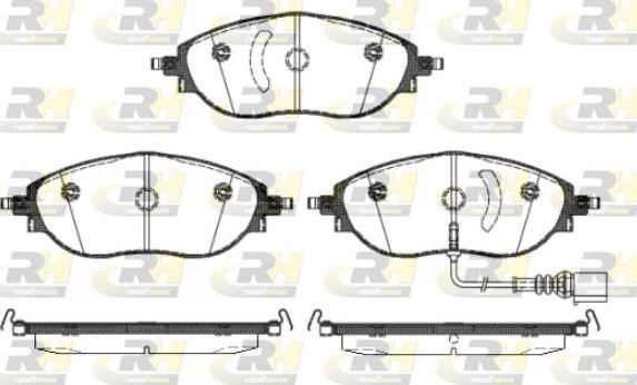 Roadhouse 21470.01 - Brake Pad Set, disc brake autospares.lv