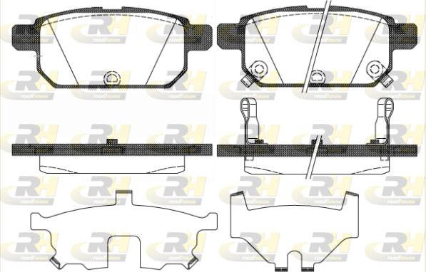 Roadhouse 21471.02 - Brake Pad Set, disc brake autospares.lv