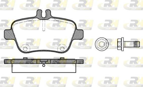 Roadhouse 21477.00 - Brake Pad Set, disc brake autospares.lv