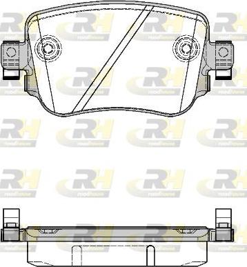 Roadhouse 21549.08 - Brake Pad Set, disc brake autospares.lv