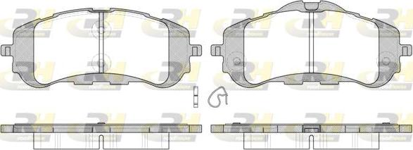 Roadhouse 21559.00 - Brake Pad Set, disc brake autospares.lv