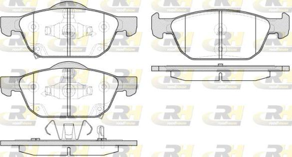 Roadhouse 21552.02 - Brake Pad Set, disc brake autospares.lv