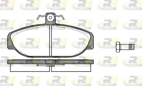 Roadhouse 2156.10 - Brake Pad Set, disc brake autospares.lv