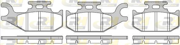 Roadhouse 21519.00 - Brake Pad Set, disc brake autospares.lv