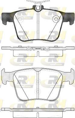 Roadhouse 21516.10 - Brake Pad Set, disc brake autospares.lv