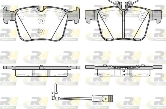 Roadhouse 21516.21 - Brake Pad Set, disc brake autospares.lv