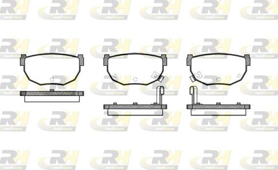 Roadhouse 2151.22 - Brake Pad Set, disc brake autospares.lv