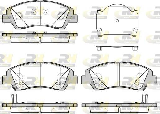 Roadhouse 21583.02 - Brake Pad Set, disc brake autospares.lv