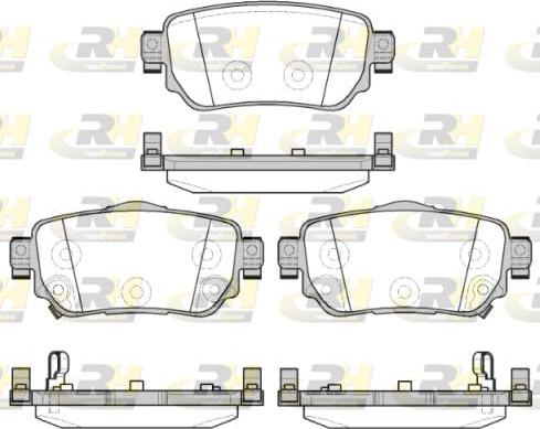 Roadhouse 21582.02 - Brake Pad Set, disc brake autospares.lv