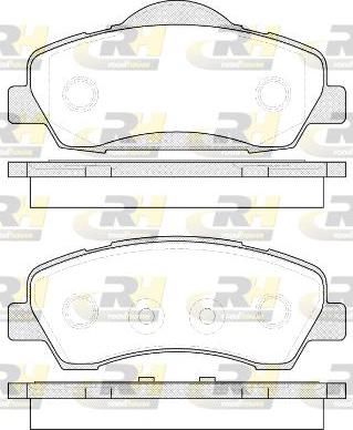 Roadhouse 21530.00 - Brake Pad Set, disc brake autospares.lv