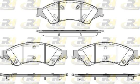 Roadhouse 21524.02 - Brake Pad Set, disc brake autospares.lv