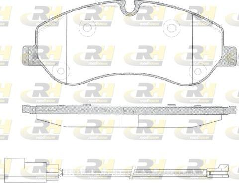 Roadhouse 21520.02 - Brake Pad Set, disc brake autospares.lv