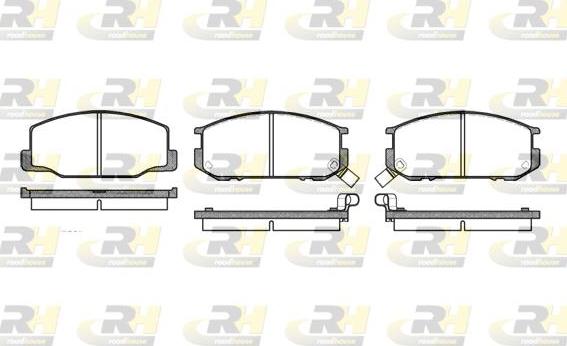 Roadhouse 2152.02 - Brake Pad Set, disc brake autospares.lv