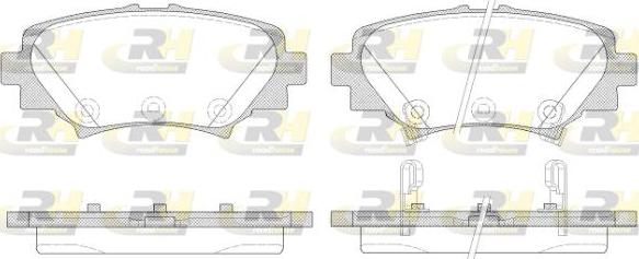 Roadhouse 21570.02 - Brake Pad Set, disc brake autospares.lv