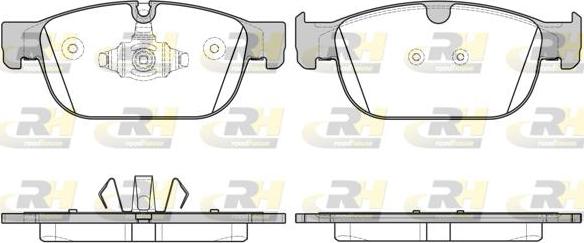 Roadhouse 21696.00 - Brake Pad Set, disc brake autospares.lv