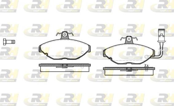 Roadhouse 2169.01 - Brake Pad Set, disc brake autospares.lv