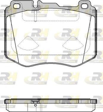 Roadhouse 21604.10 - Brake Pad Set, disc brake autospares.lv