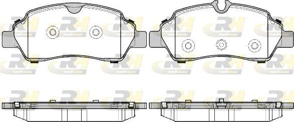 Roadhouse 21605.00 - Brake Pad Set, disc brake autospares.lv