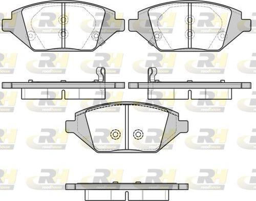 Roadhouse 21686.02 - Brake Pad Set, disc brake autospares.lv