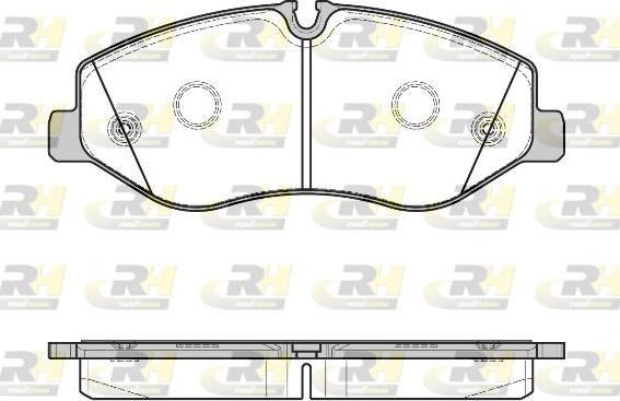 Roadhouse 21623.00 - Brake Pad Set, disc brake autospares.lv